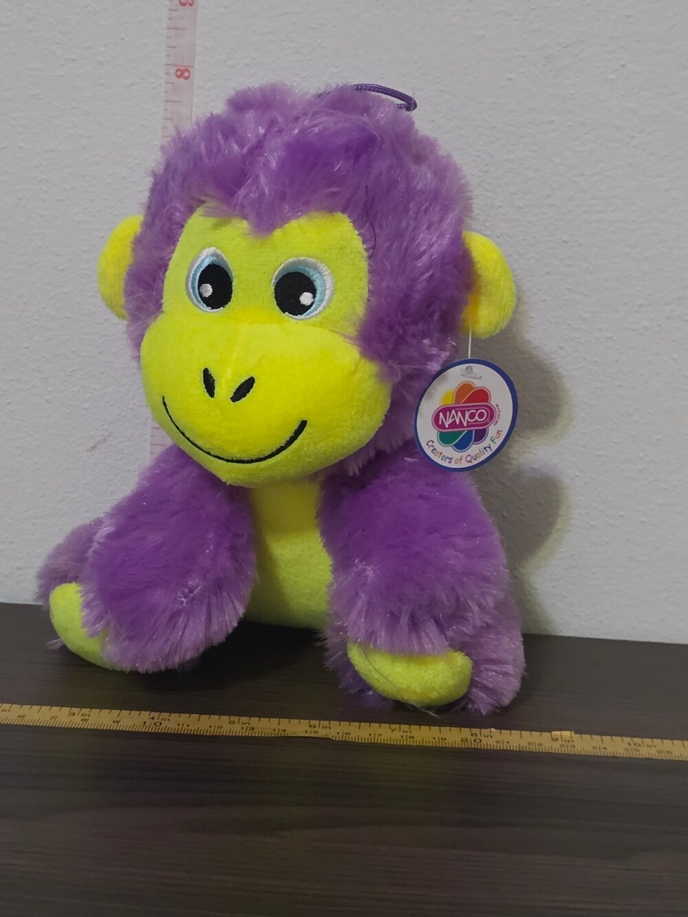 Nanco Purple and Lime Green Neon Monkey.